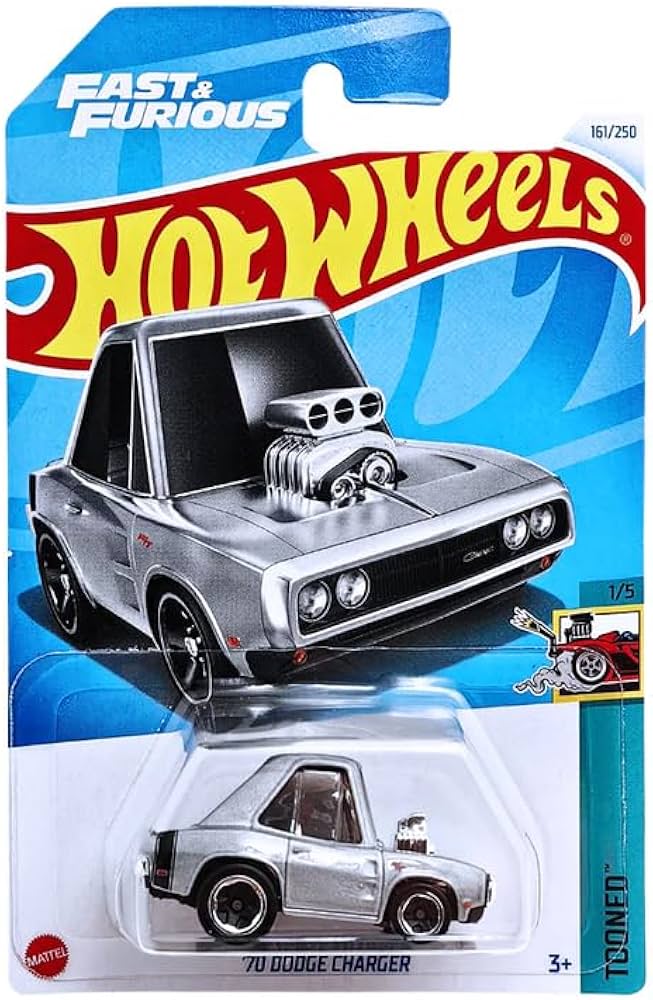 Hot Wheels 70 Dodge Charger Tooned Ages 3