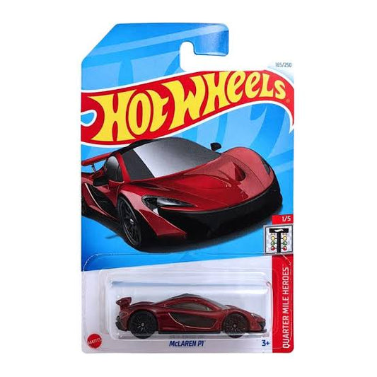 Hot Wheels Mclaren P1 Quarter Mile Heroes Ages 3 and Up by Small CLAP (Red)