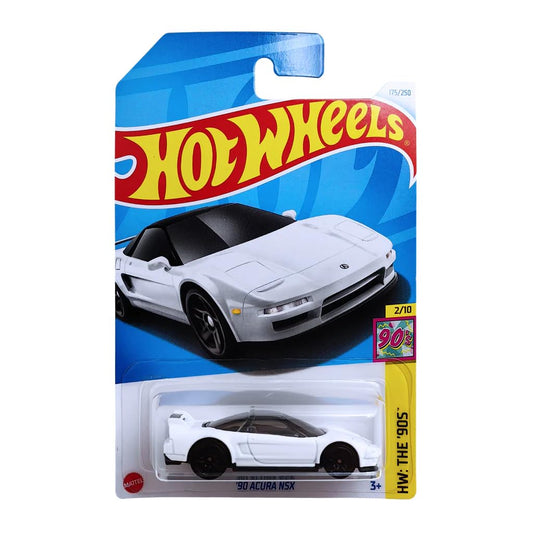 Hot Wheels 1:64 Scale 90 Acura NSX HW The 90S for Ages 3 and Up by Small CLAP (White)