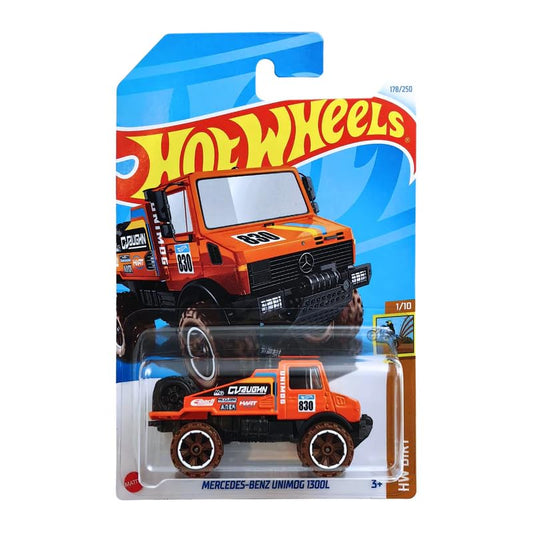 Hot Wheels Mercedes Benz Unimog 1300L HW Drift Ages 3 and Up by Small CLAP (Orange)