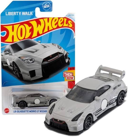 Hot Wheels LB Silhouette Works GT Nissan 35 GT RR Ver 2 Then and Now Ages 3 and Up by Small CLAP (Grey)